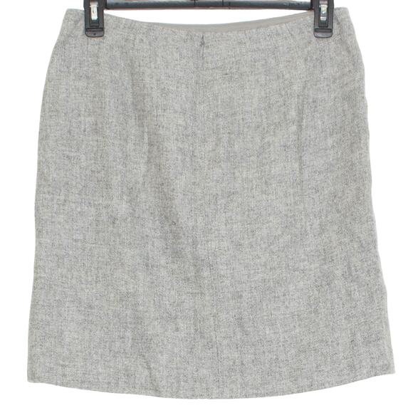 Talbots Womens Skirt Wool Pencil Straight Career Gray Size 8 KQ - Picture 4 of 4